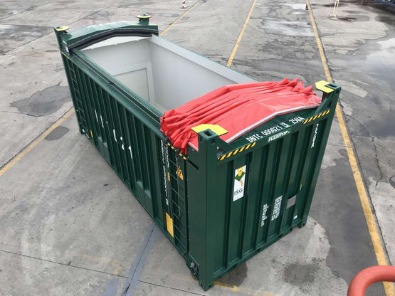 Smil Begyndelsen Slapper af FLEXITOP Retractable Tarp Containers - Intermodal Solutions Group